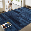 Blue Dirt Trapper Door Mat 36x60 Inches Non-Slip Indoor Outdoor Welcome Rug