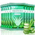 Aloe Vera Paraffin Wax Refill 10 Pack for Hand & Foot Moisturizing Spa Treatment