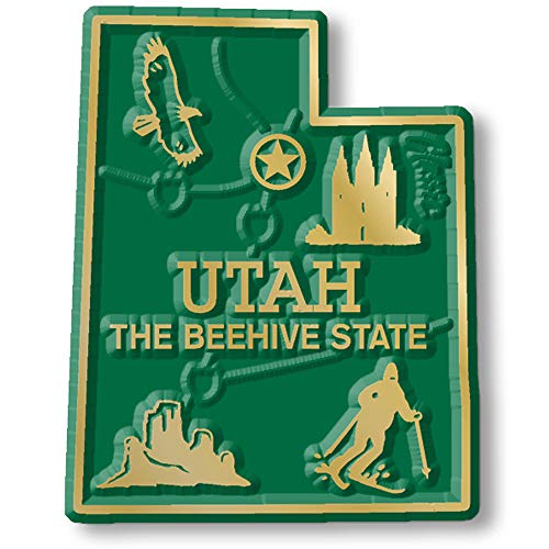 U.S. State Magnet Set - 51 3D Rubber Souvenir Magnets for Collectors - Made in USA