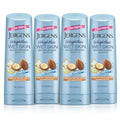 Jergens Restoring Argan Oil Wet Skin Moisturizer 10 oz Pack of 4 - Hydrating Shower Lotion for Dry Skin