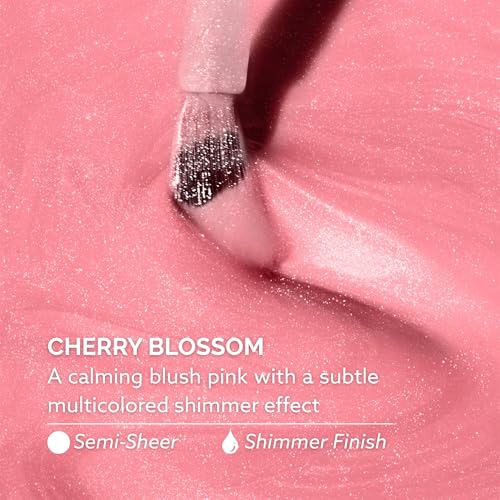 Dazzle Dry Cherry Blossom Nail Lacquer - Quick-Dry Long-Lasting Polish