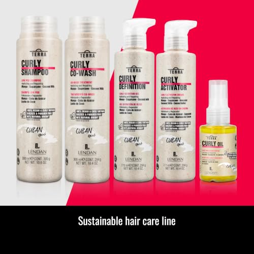 Curly Hair Oil with Avocado & Coconut - Shine, Frizz Control & Heat Protection - 75ml