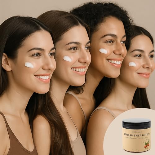 Raw Shea Butter, Unrefined African Shea Butter, Face & Body Care Moisturizer for Homemade Soap, Creams, and Lip Products with Premium Packaging, 16 oz Bottle (Can - 16 Oz)