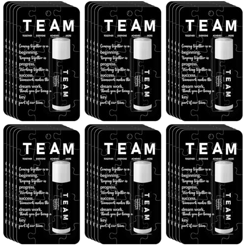 Team Black Lip Balm Bulk Pack - Employee & Teacher Appreciation Gifts