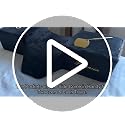 Black Lash Pillow for Eyelash Extensions, Ergonomic Memory Foam Neck Support