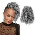 Osuntress Gray Yanky Twist Crochet Hair 8 Inch - 10 Packs for Black Women