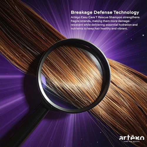 Artègo Easy Care T Rescue Shampoo 8.5 Fl Oz – Hair Loss Prevention & Strengthening Formula