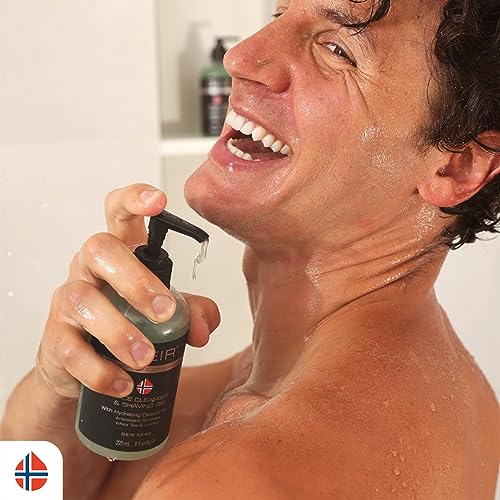 Men's Deep Cleansing Face Wash & Shave Gel with Arctic Algae - 8 fl oz