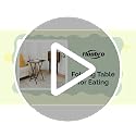 HOOBRO Set of 4 Folding TV Trays with Stand - Retro Style Snack & Laptop Tables