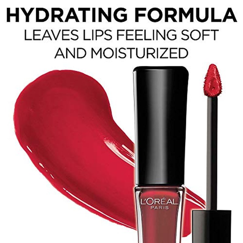 L¡¯Oreal Paris Makeup Infallible 8 Hour Hydrating Lip Gloss, Blush, 0.21 Fl Oz (Pack of 2)