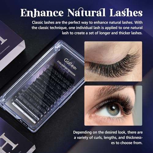 Eyelash Extensions 0.05mm CC Curl 12mm Mixed Flat Eyelash Extension Supplies Light Lashes Matte Individual Eyelashes Salon Use Black Mink False Lashes Mink Lashes Extensions (0.05-CC-12 MM)