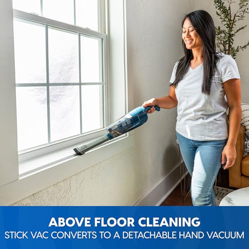 Vacmaster Blue 10.8V Cordless 2-in-1 Stick & Handheld Vacuum Cleaner