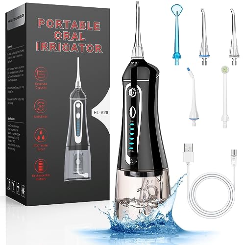 Cordless Water Flosser for Teeth with 7 Settings & Rechargeable Oral Irrigator