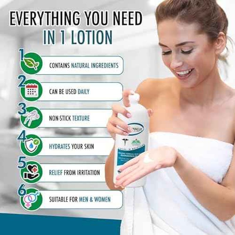GLY MIRACLE Moisturizing Body Cream Lotion, 16 ounce - Non-Greasy Skin Humectant for Extremely Dry Skin, Hands, Body, and Feet, Light Fresh Scent with Pure Glycerin for Nourishing Hydration.