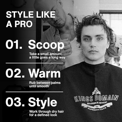 Men's Matte Hair Paste with Medium Hold - Professional Styling Balm