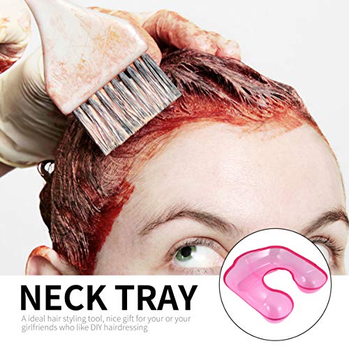 ARTIBETTER Salon Hairdressing Neck Tray Plastic Support Cover for Hair Coloring & Cutting