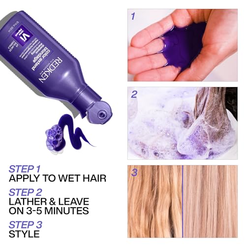 Redken Blondage Purple Shampoo 10.1 Fl Oz - Neutralizes Brassiness & Brightens Blonde Hair