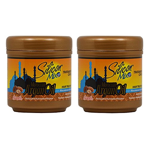 Silicon Mix Moroccan Argan Oil Hair Treatment 16oz Pack of 2 - Unscented