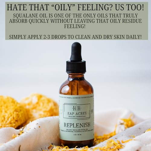 Organic Facial Oil for Dry Sensitive Skin - Replenish Variation