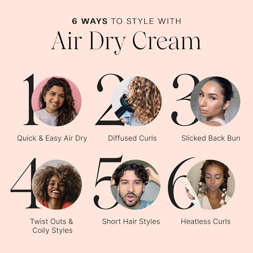 JVN Hair Care Set - Scalp Oil, Air Dry Cream & Repair Serum for Frizz & Heat Protection