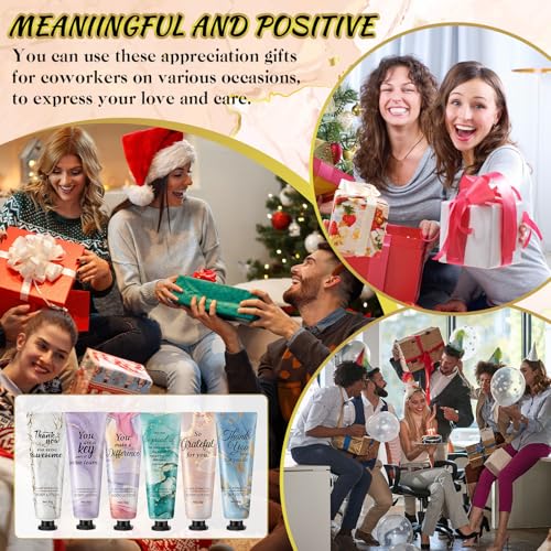 72pcs Mini Body Lotion Bulk Employee Appreciation Gifts for Coworker Teachers Valentines Day Inspirational Travel Size Dry Skin Hand Cream Lotion for Staff Team Women Men