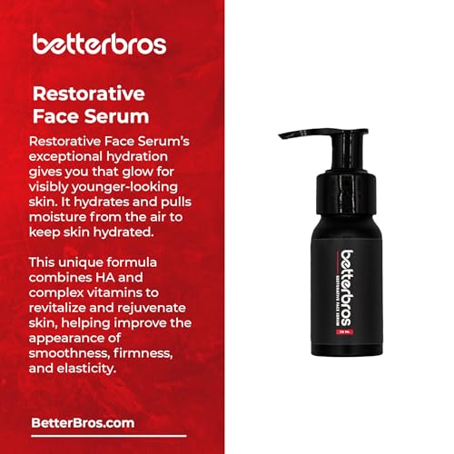 Men¡¯s Hydrating Face Serum ? Hyaluronic Acid Complex, Anti-Aging & Firming Formula for Smooth, Youthful Skin