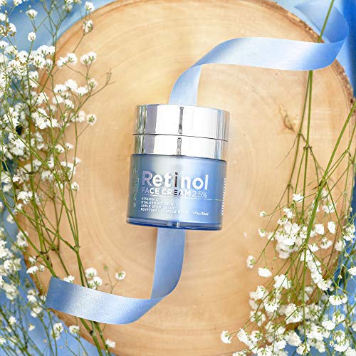 Retinol Face Cream 2.5% Organic Anti-Aging Moisturizer for Dry Skin - Passport to Organics