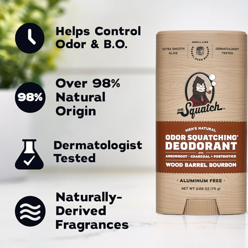 Men's Natural Aluminum-Free Deodorant 2-Pack Cask in the Canopy - Dr. Squatch