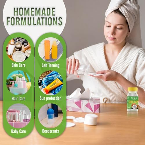 Plant-Based Emollient Coco-Caprylate 200g Natural Skin & Hair Care Ingredient