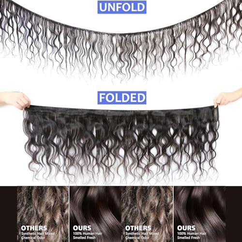 Human Hair Body Wave Bundles 3-Pack 8-8-8 Inch Virgin Brazilian Hair Extensions