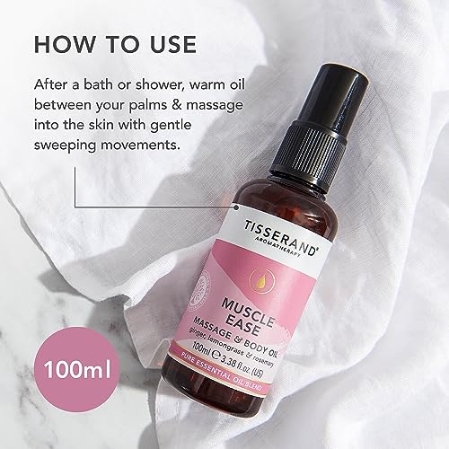 Muscle Ease Massage & Body Oil 100ml with Essential Oil Blend - Pack of 1