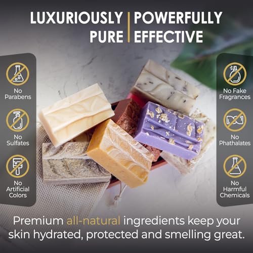 Citronella Soap 5 Pack - Natural Bug Repellent Handmade Soap for Camping & Outdoors