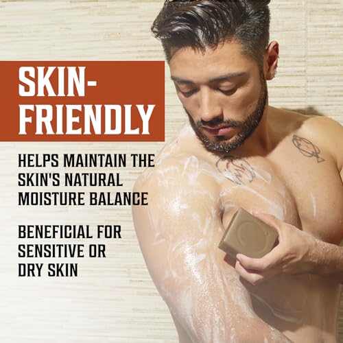 Viking Revolution Cedar and Pine Beard Oil for Men and Cedarwood and Pine Natural Soap for Men - Natural Argan & Jojoba Beard Softener, Mens Soap Bar with Essential Oils Cold Pressed Bar Soap for Men