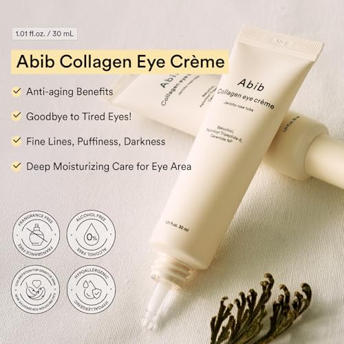 Abib Eye-Deal Collagen Eye Care Kit | Collagen Eye Patch, Eye Cream | Puffy Eyes and Dark Circles, Anti-Wrinkle | Valentines Day Gifts for Women (Under Eye Care Duo)
