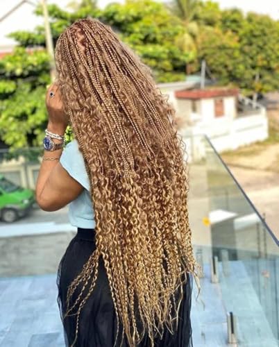 SOKU Goddess Box Braids Crochet Hair 24 Inch - Honey & Platinum Blonde Variation P27/613