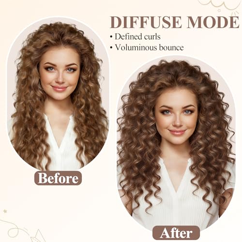 Shark FlexStyle Wave Curl Diffuser Attachment for HD400 Series - Bouncy, Defined Curls