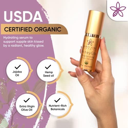 Organic Facial Serum for Women - Hydrating & Anti-Aging with Beehive Ingredients