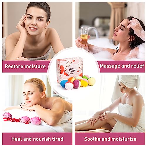 Organic Bath Bomb Set for Relaxation and Skin Nourishment – 48 Natural Essential Oil Bath Bombs Gift