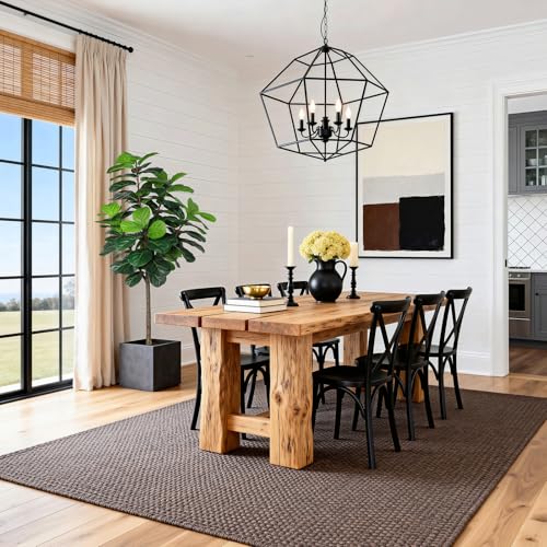 5Ft Artificial Fiddle Leaf Fig Tree Indoor for Home Decor - Faux Plant