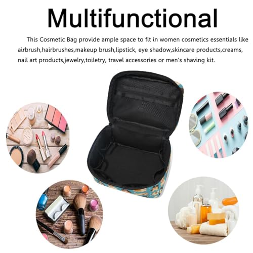 Cute Dog Puppy Makeup Bag Cosmetic Bag for Women Girls Cartoon Animal Paw Portable makeup pouch Box Large Capacity Travel Toiletry Brush Bag Zip Storage Bag Accessories Organizer