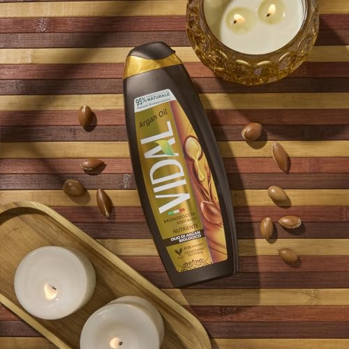 Vidal Docciaschiuma Argan Oil 250ml (8.4 Fl Oz) 1 unit - Made in Italy [italian import]