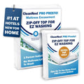CleanRest PRO Presto! Queen Mattress Encasement Bundle with Extra Top - Waterproof Allergen & Bed Bug Protection
