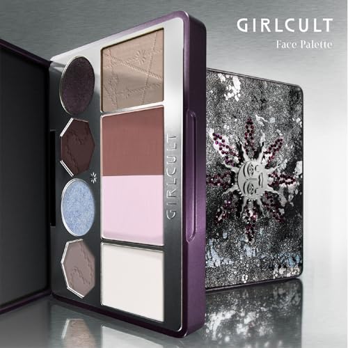 All-in-One Makeup Palette - Full Face with Red Brown Shades - Variation #05 Blazing Heart