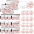 15 Sets Pink Thank You Gifts for Women, Inspirational Gifts Bulk for Female Client Teacher Employee Coworker, Sometimes You Forget You're Awesome Makeup Bags and Compact Mirrors for Party