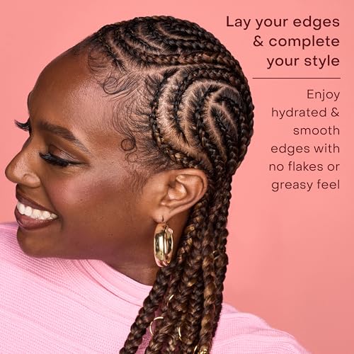 SheaMoisture Define&Shine Edge Gel + Flaxseed Coconut&Hibiscus Holds and Controls Edges All Day Infused With Glycerin,Coconut Oil and an Invigorating Sweet Scent Paraben-Free Hair 3.5 OZ,(Pack of 2)