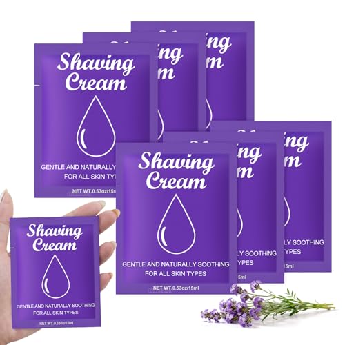 Womens Shaving Cream Bulk Travel,0.53oz Shave Gel for Women,Care Dry Skin Womens Shave Gel for Travel Guests(Verbena,Pack of 30)