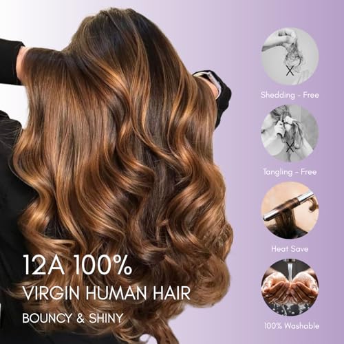 Highlight Body Wave Closure Honey Blonde Ombre 4x4 Human Hair 10 Inch - Pre Plucked with Baby Hair