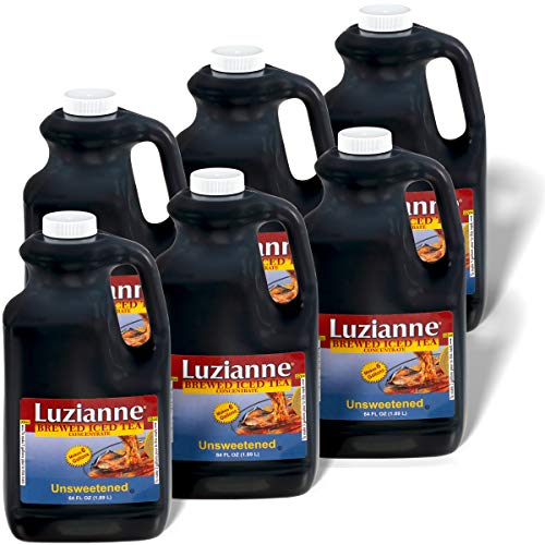 Unsweetened Iced Tea Concentrate 64 Fl Oz - Pack of 6 for Industrial Use