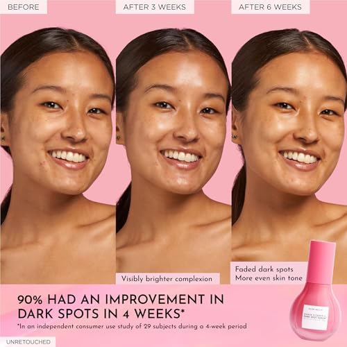 Glow Recipe Guava Vitamin C Serum for Sensitive Skin - Moisturizing, Brightening & Vegan Korean Skin Care Face Serum for Dark Spots, Even Tone & Redness - Tranexamic, Ferulic Acid & Vitamin E (30ml)