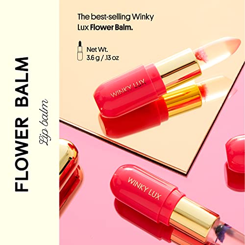 Winky Lux | Flower Balm | Pink and Purple | Color Changing Lip Balm | pH Lip Balm